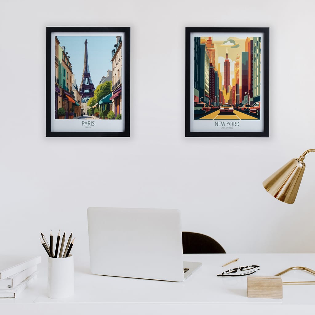 B&Q framed prints lifestyle