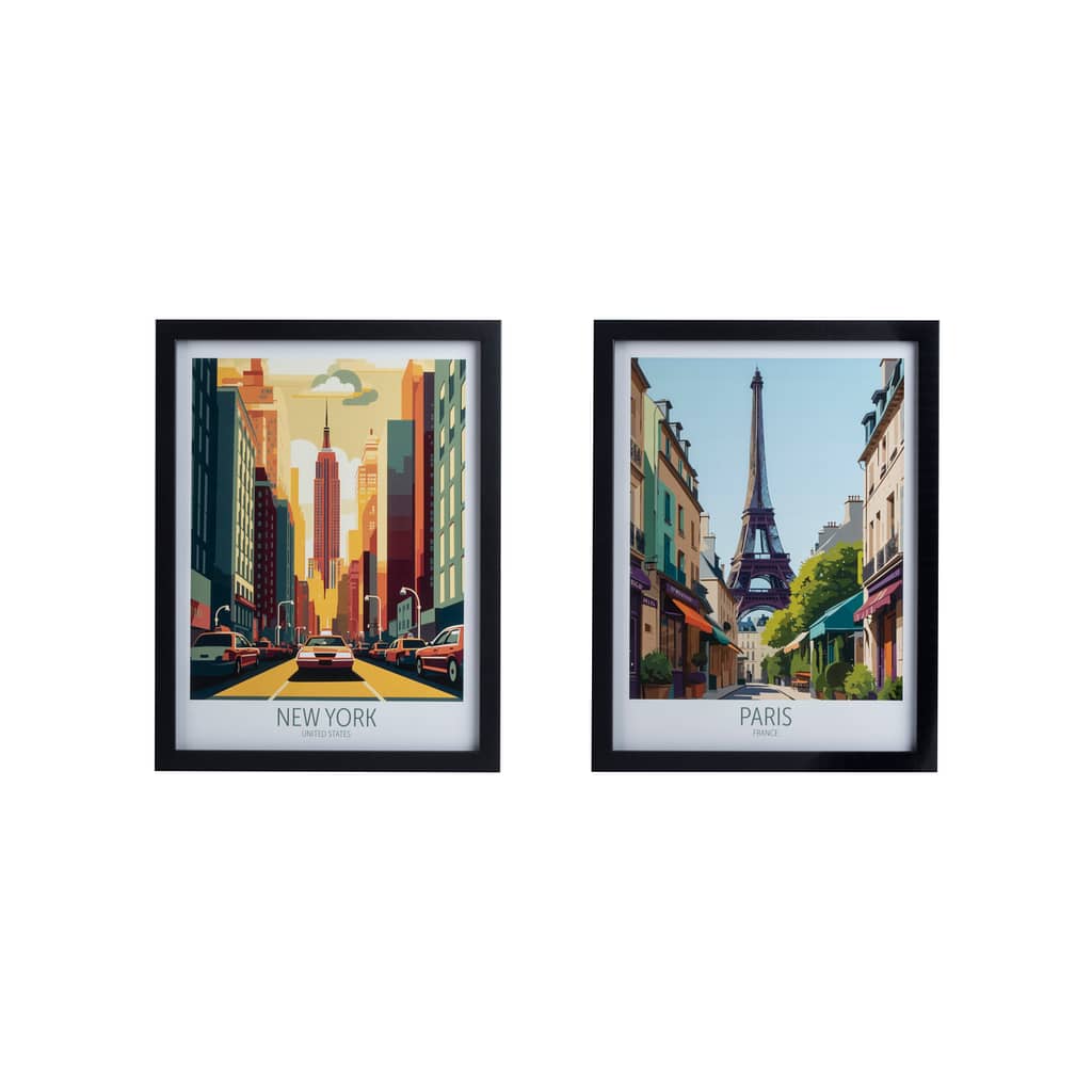 B&Q framed prints