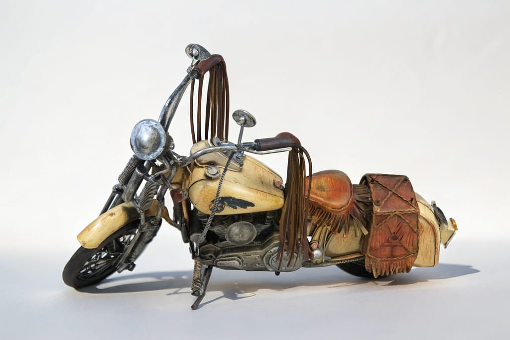 tin plate motorcycle ornament