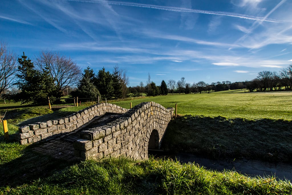 bridge on the course of st marys golf club